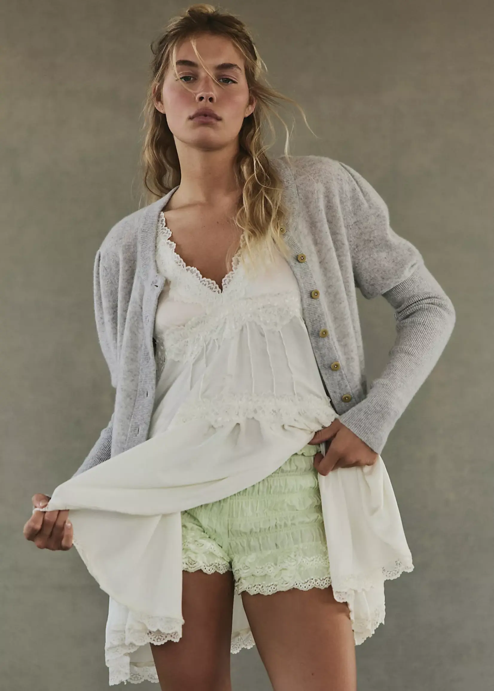 Free People In This Groove Mini Slip Tofu
