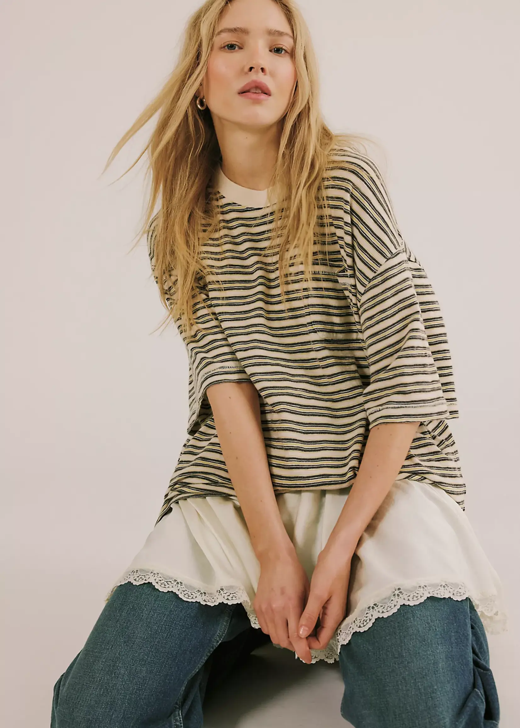 Free People In This Groove Mini Slip Tofu