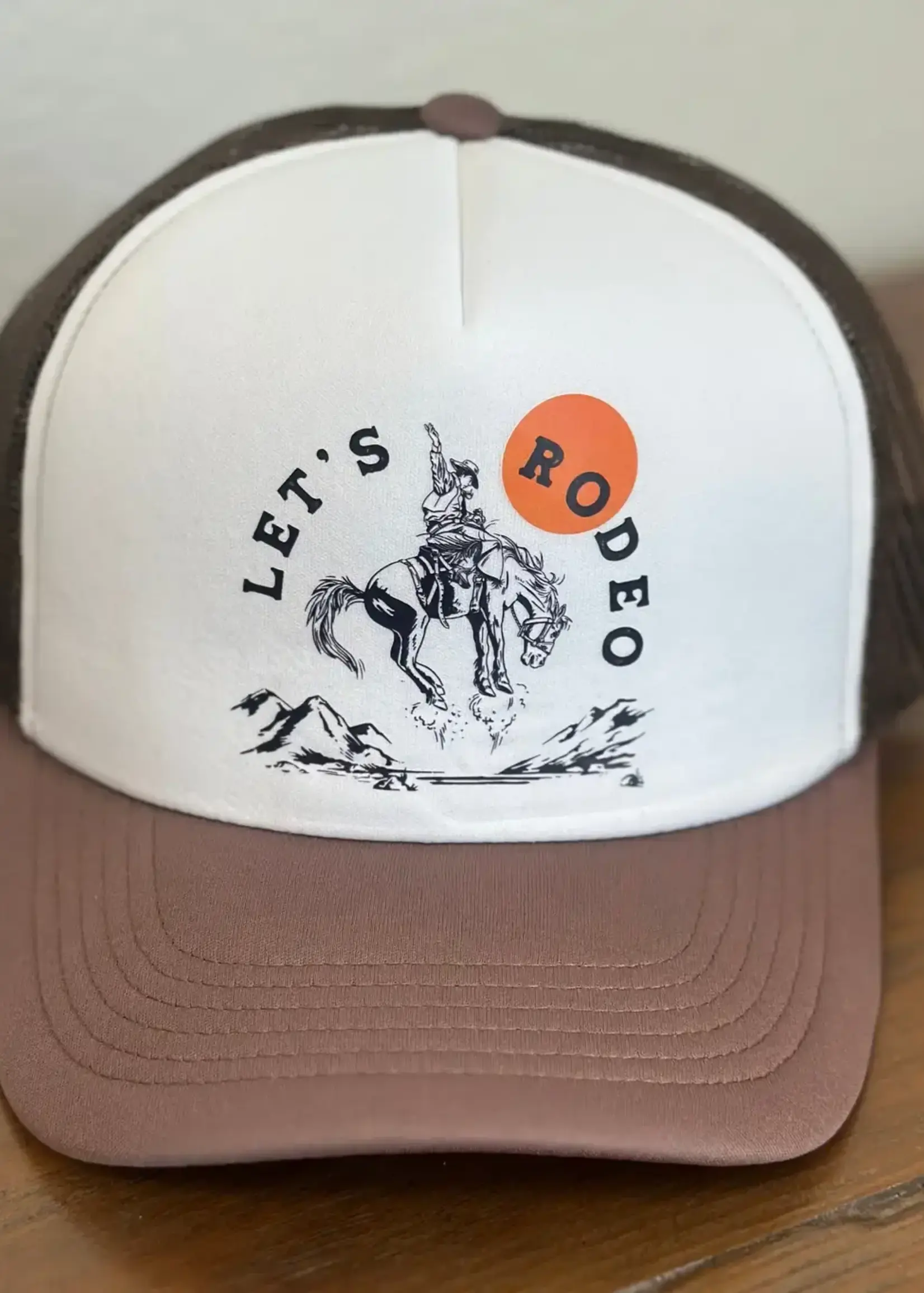 The Montana Scene Let's Rodeo Trucker Hat