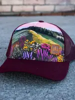 The Montana Scene Wildflower Field Trucker