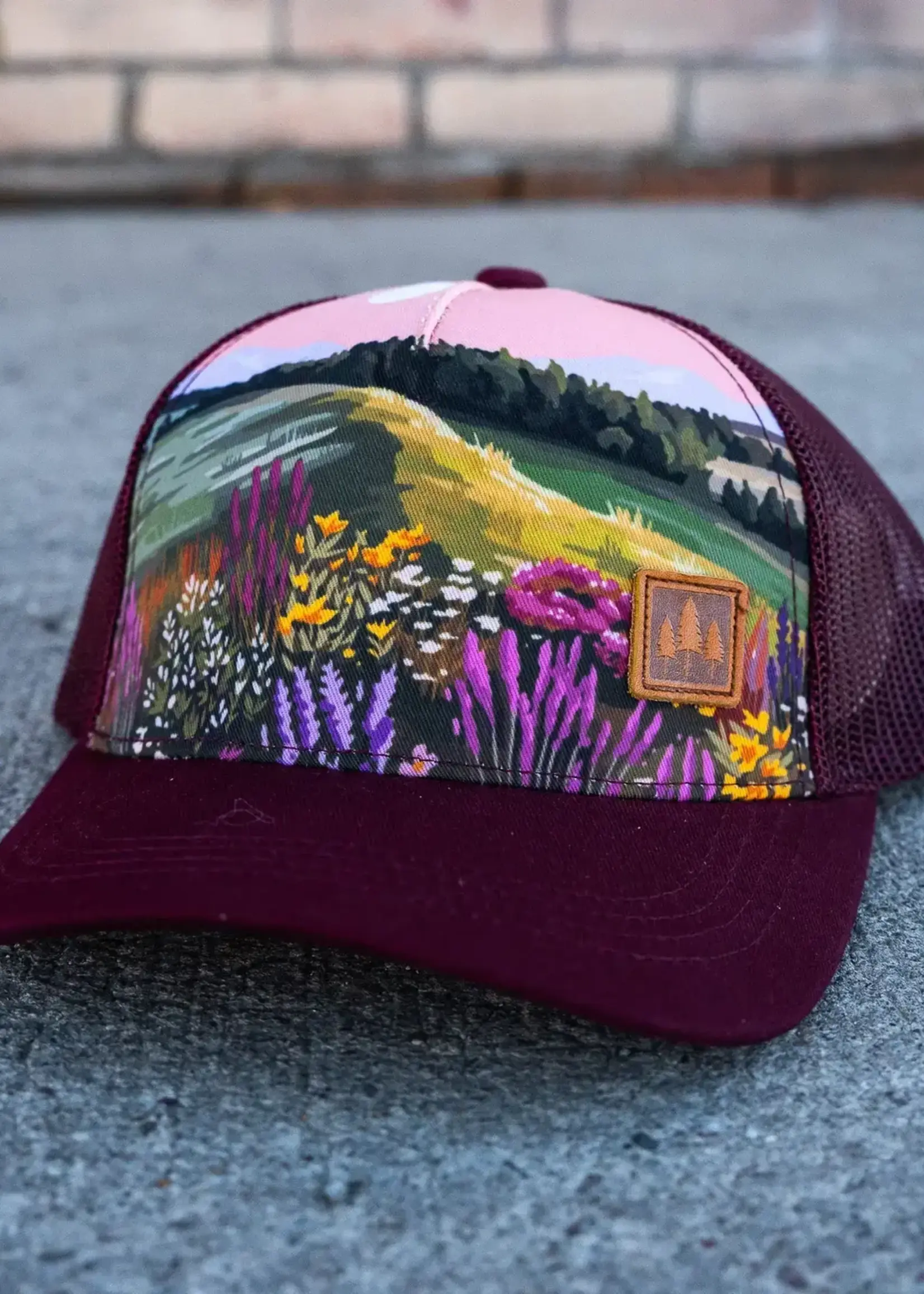 The Montana Scene Wildflower Field Trucker