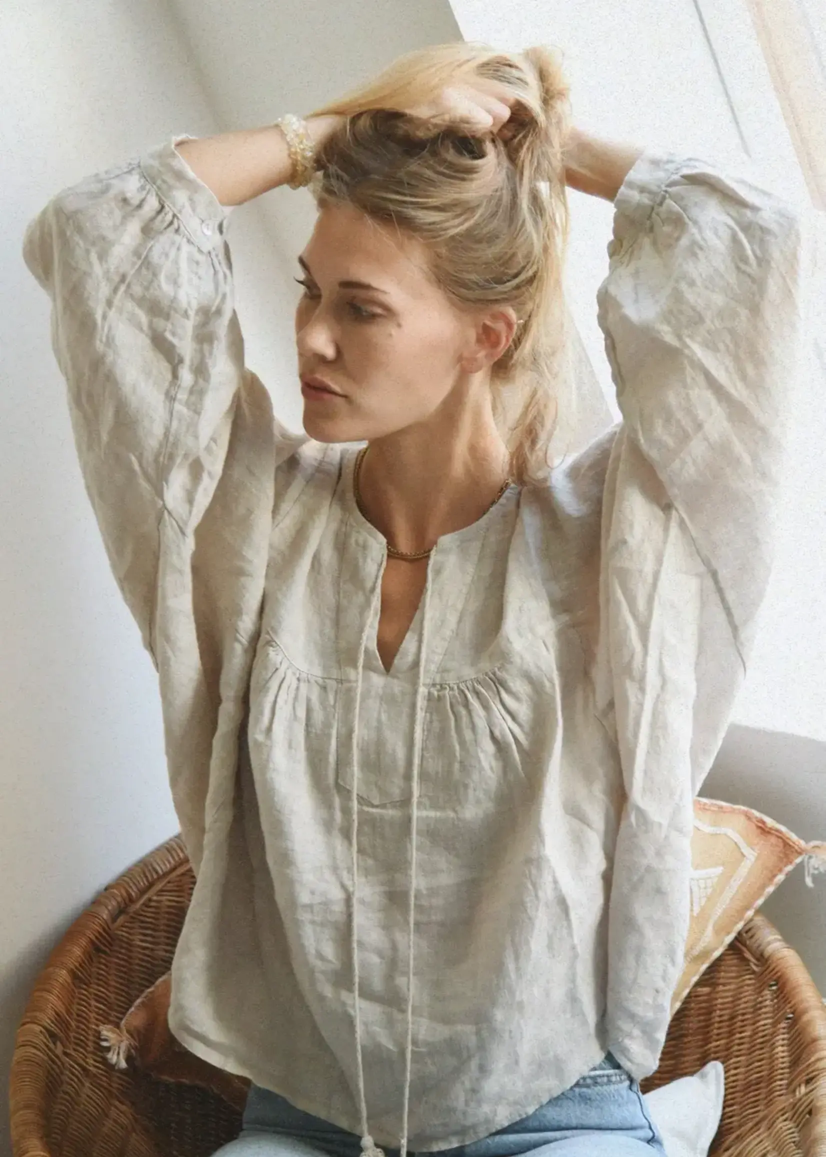 Beachwood Baby The Meadow Blouse Moon