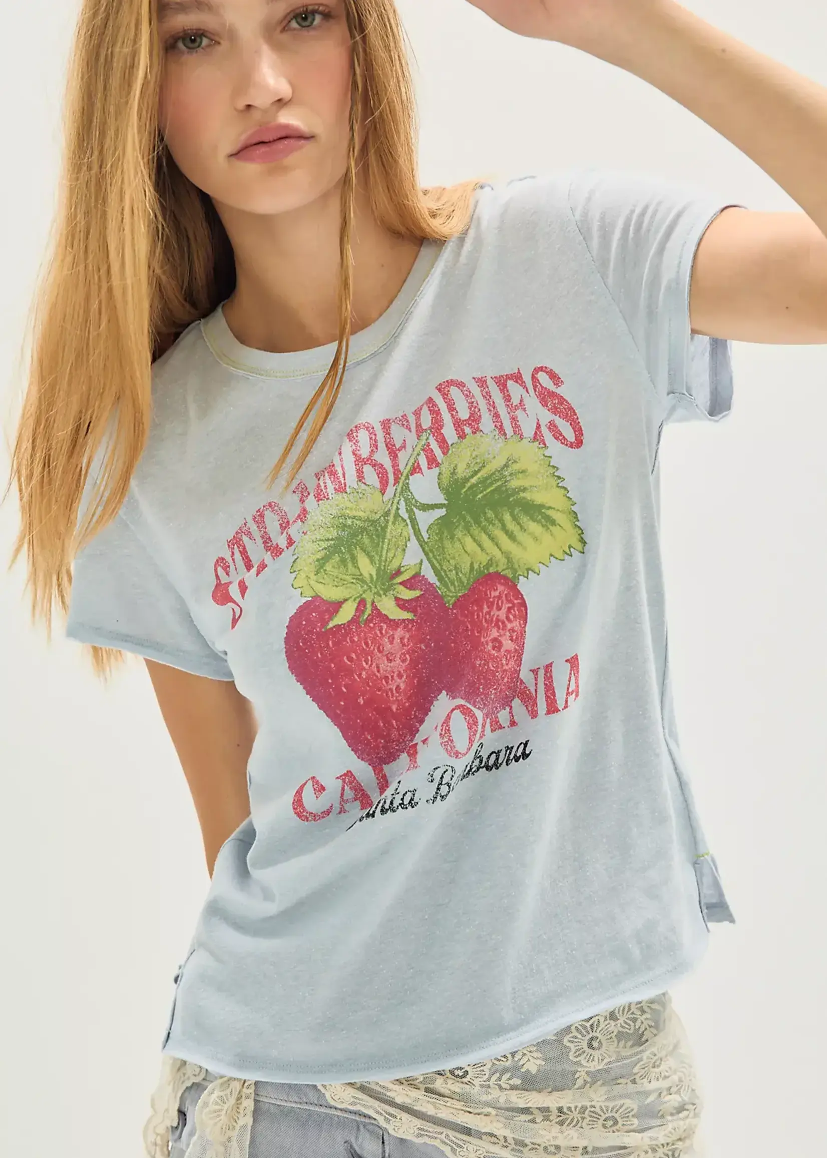 Free People Strawberry Nova Graphic Tee