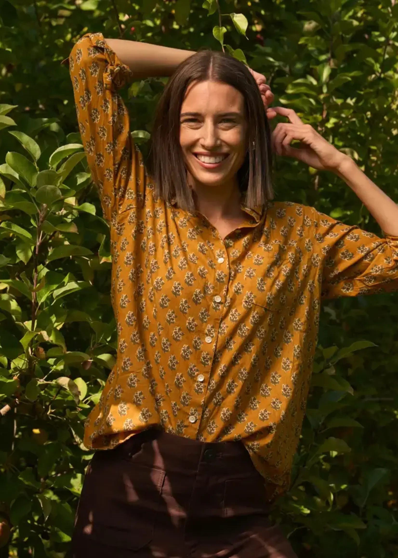 and for Good Good Boyfriend Shirt Rockport Floral Fawn