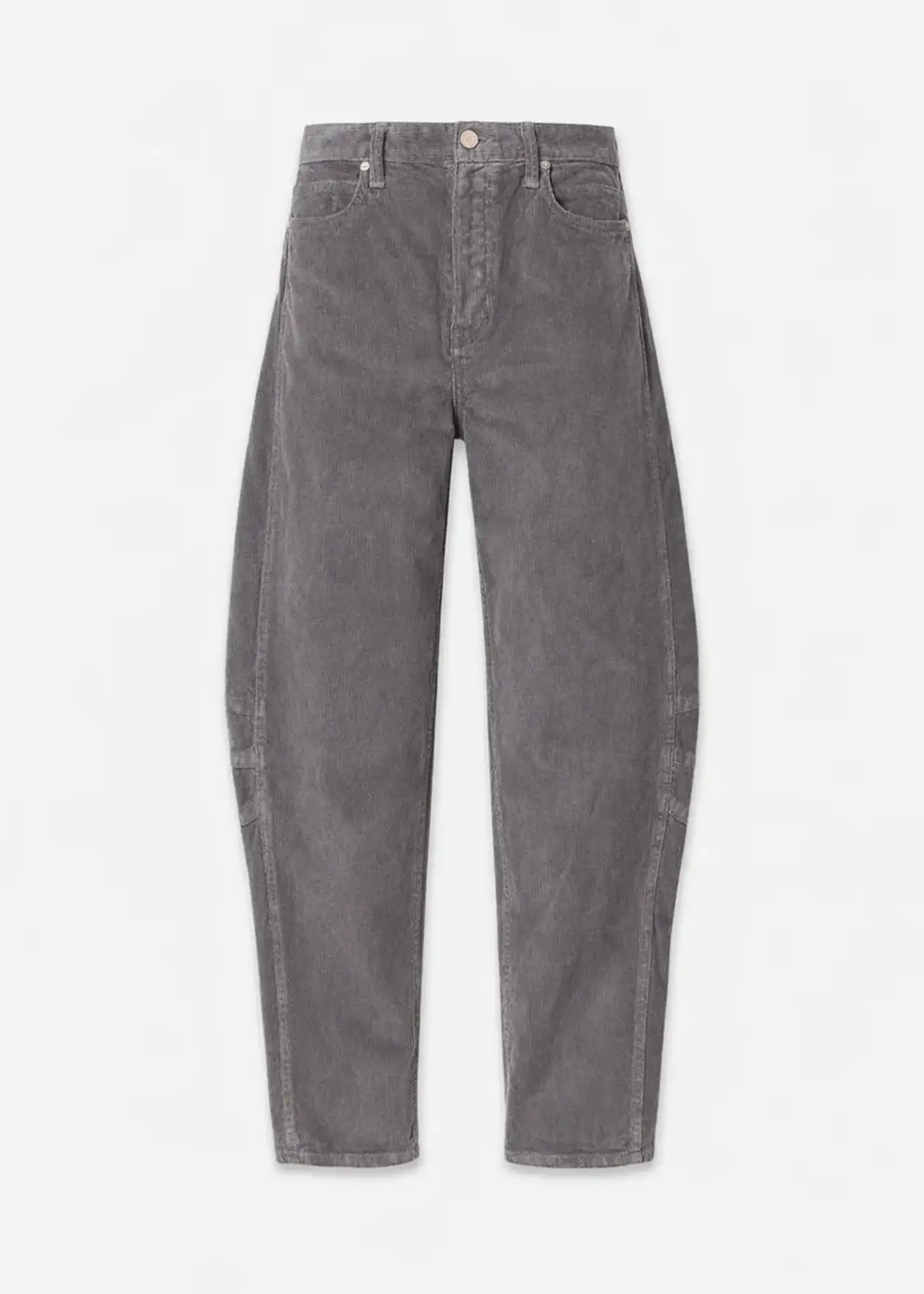Noend Denim Ava Flutter Slung Fit Corduroy Slate