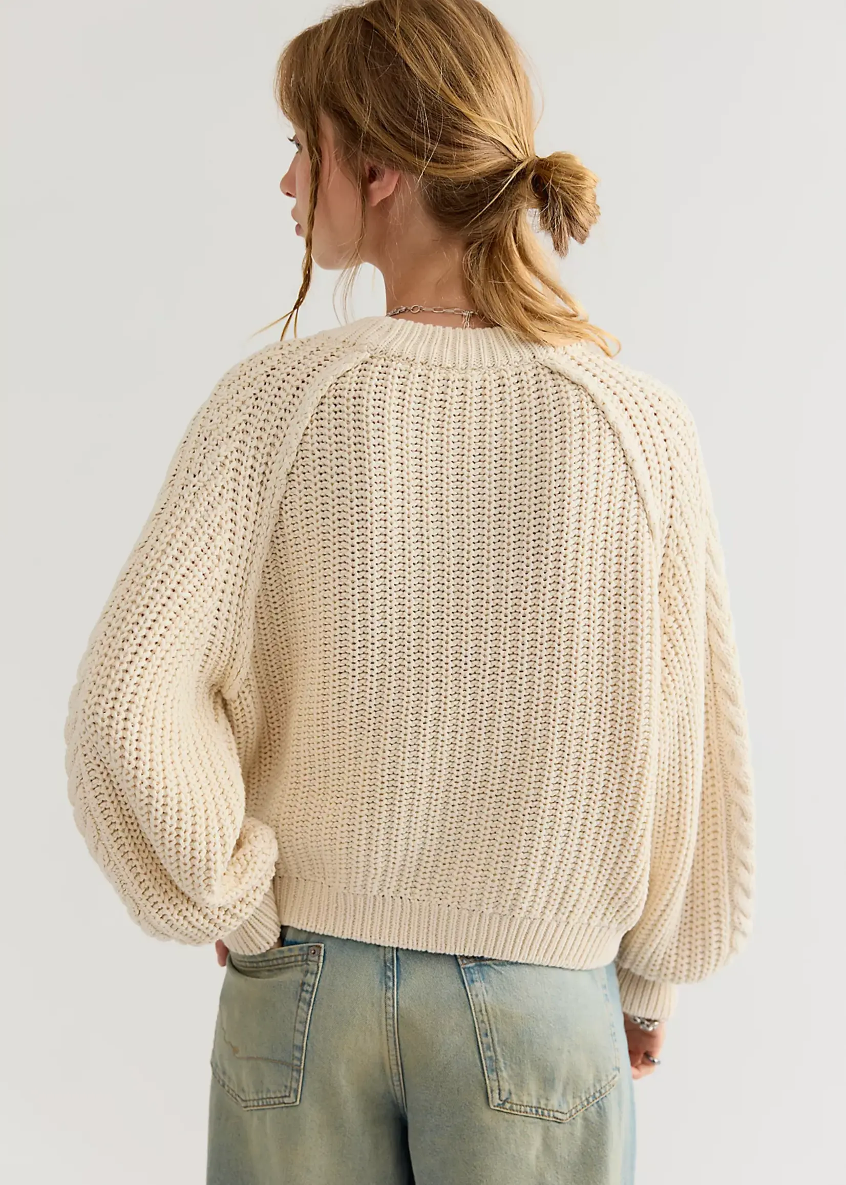 Free People Frankie Cable Sweater
