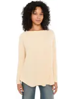 Free People Latte Blues Thermal Alabaster Cream