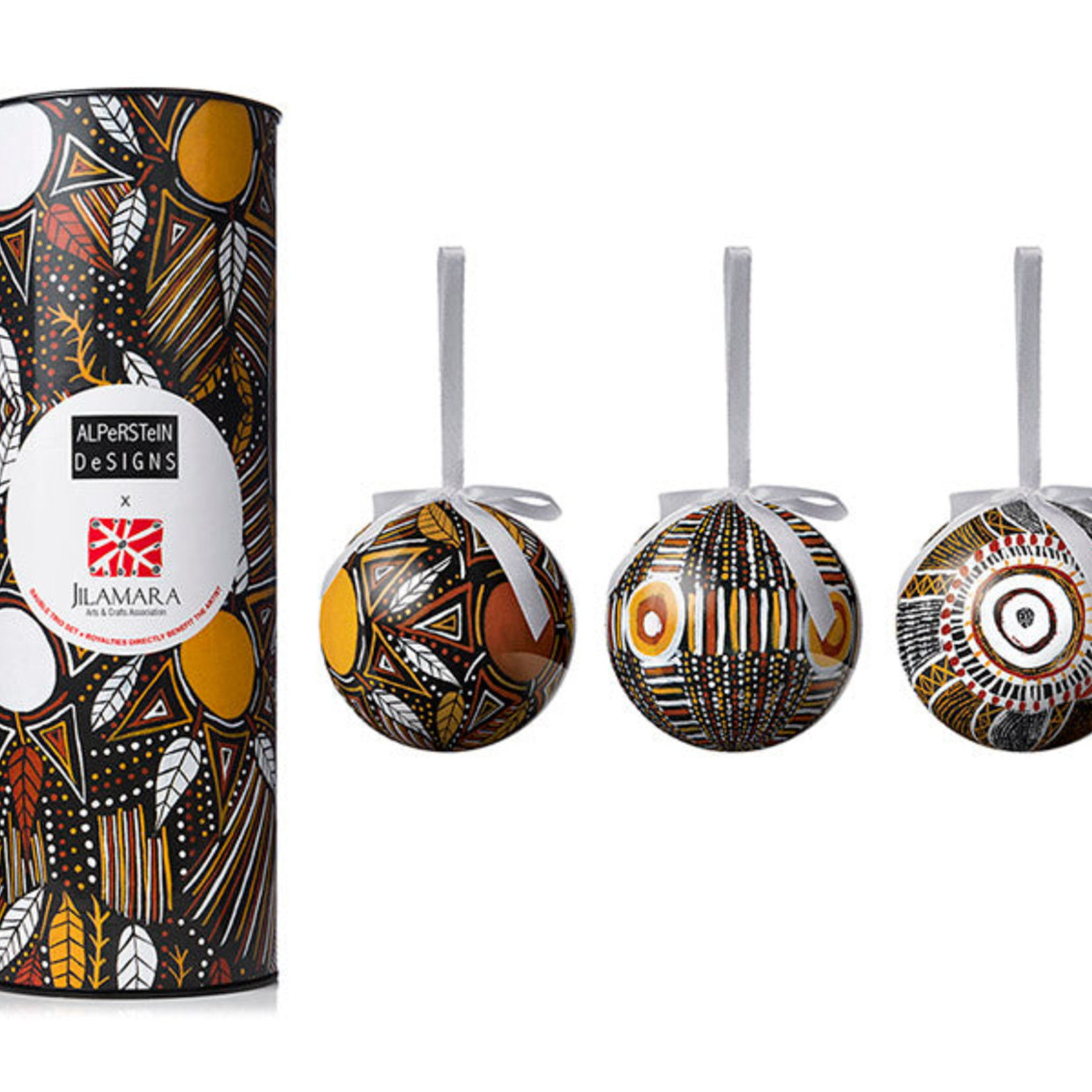 Alperstein Designs Alperstein Designs — Xmas Baubles (Set of 3)