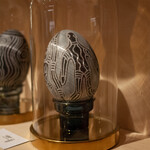 Brendan Kennedy Carved Emu Egg -Brendan Kennedy