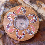 Marbeangrook Consulting Pty Ltd Marbeangrook - Wooden Tealight Holder