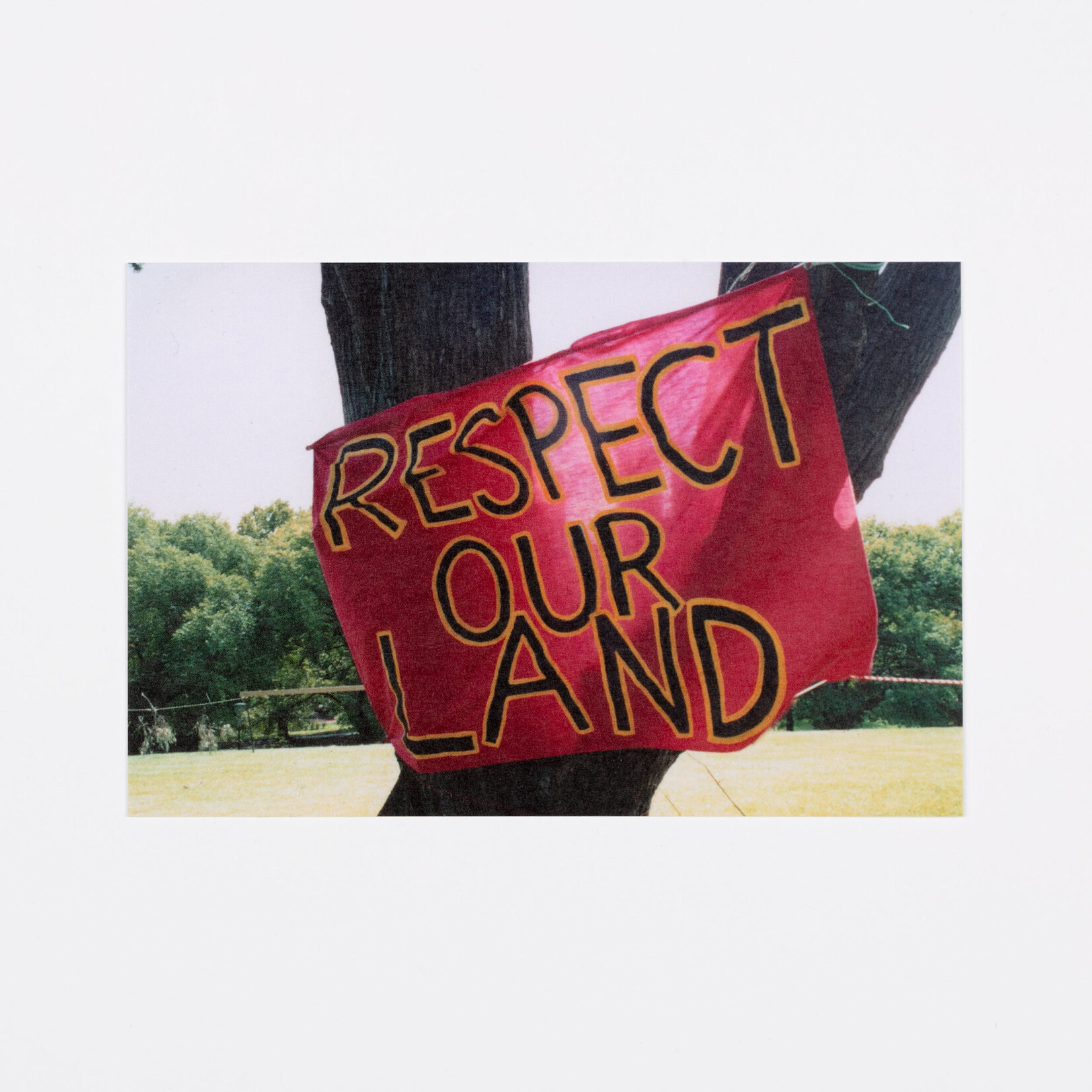 Lisa Bellear 'Respect Our Land' Postcard