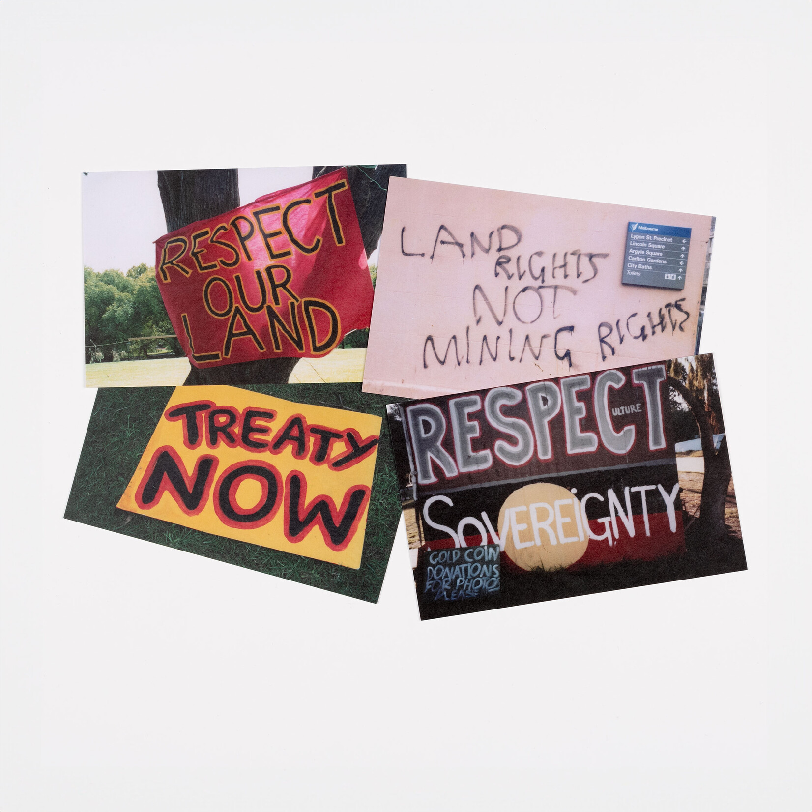 shopKHT Lisa Bellear — 'Land Rights, Not Mining Rights graffiti' Postcard