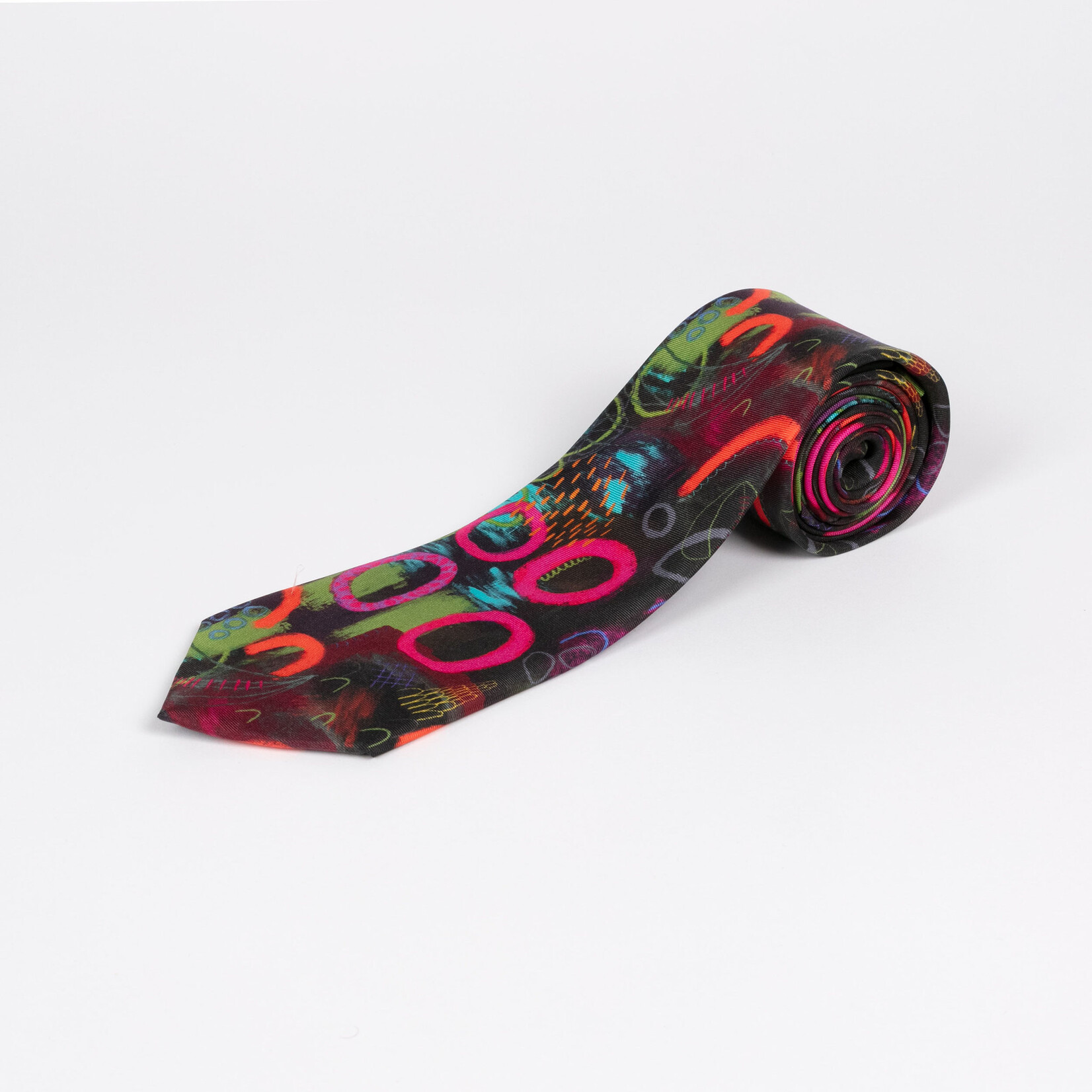 Art by Bronwyn David — 'Family Ties' Silk Tie