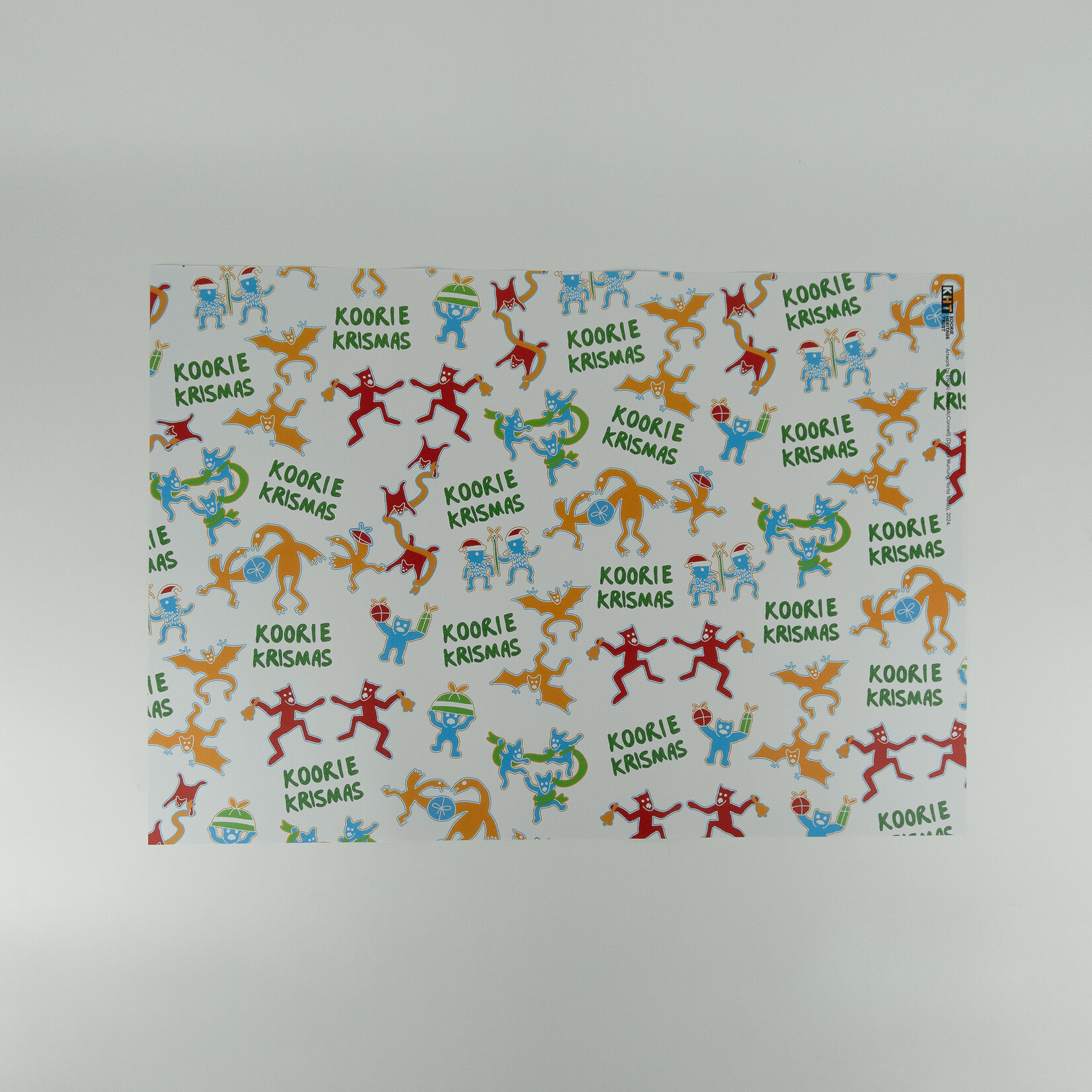 Koorie Krismas Wrapping Paper (White)