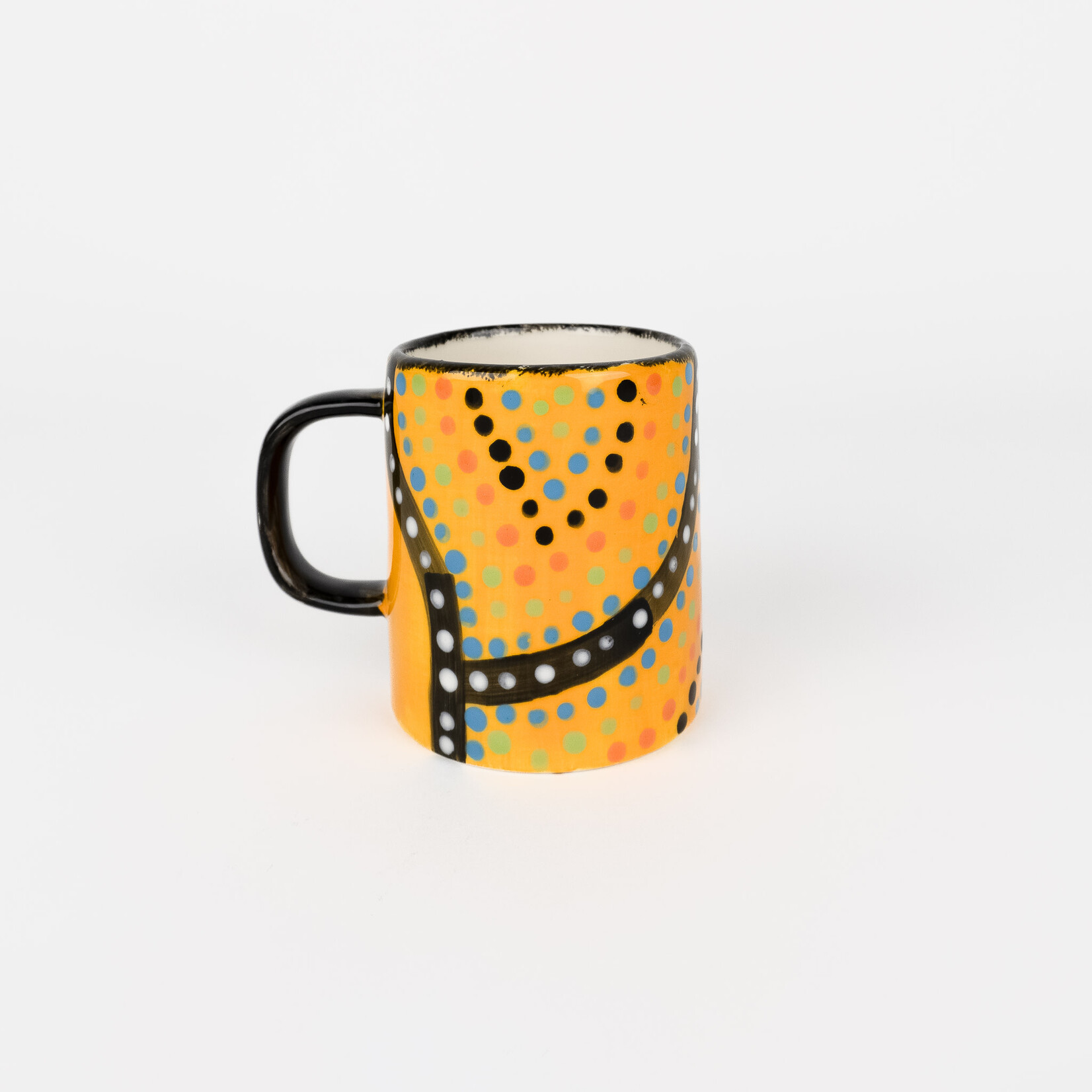 Bnym Indigenous Designs Bnym — Yellow Mug