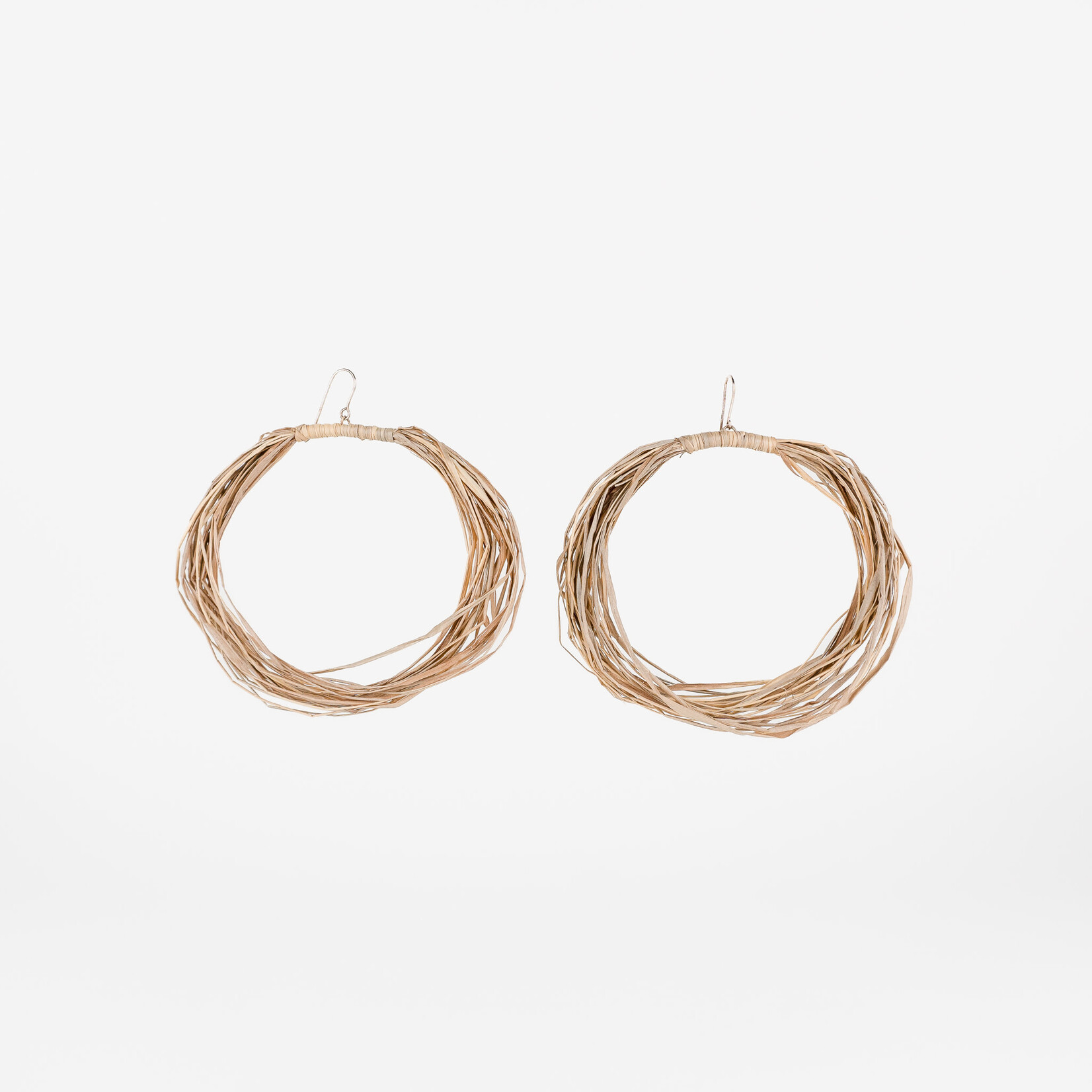 Ange Jeffery Ange Jeffery — Tumbleweed Rafia Hoops
