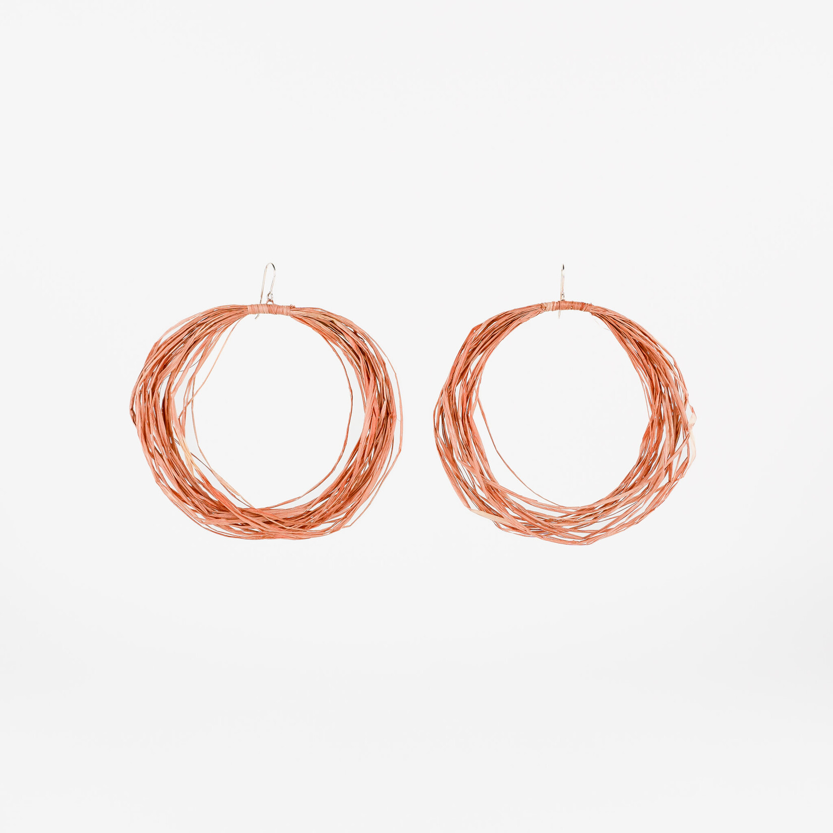 Ange Jeffery Ange Jeffery — Tumbleweed Rafia Hoops