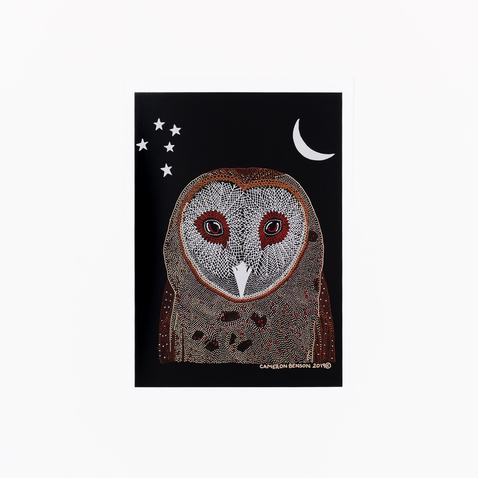 Cameron Benson Cameron Benson — Owl A4 Art Print