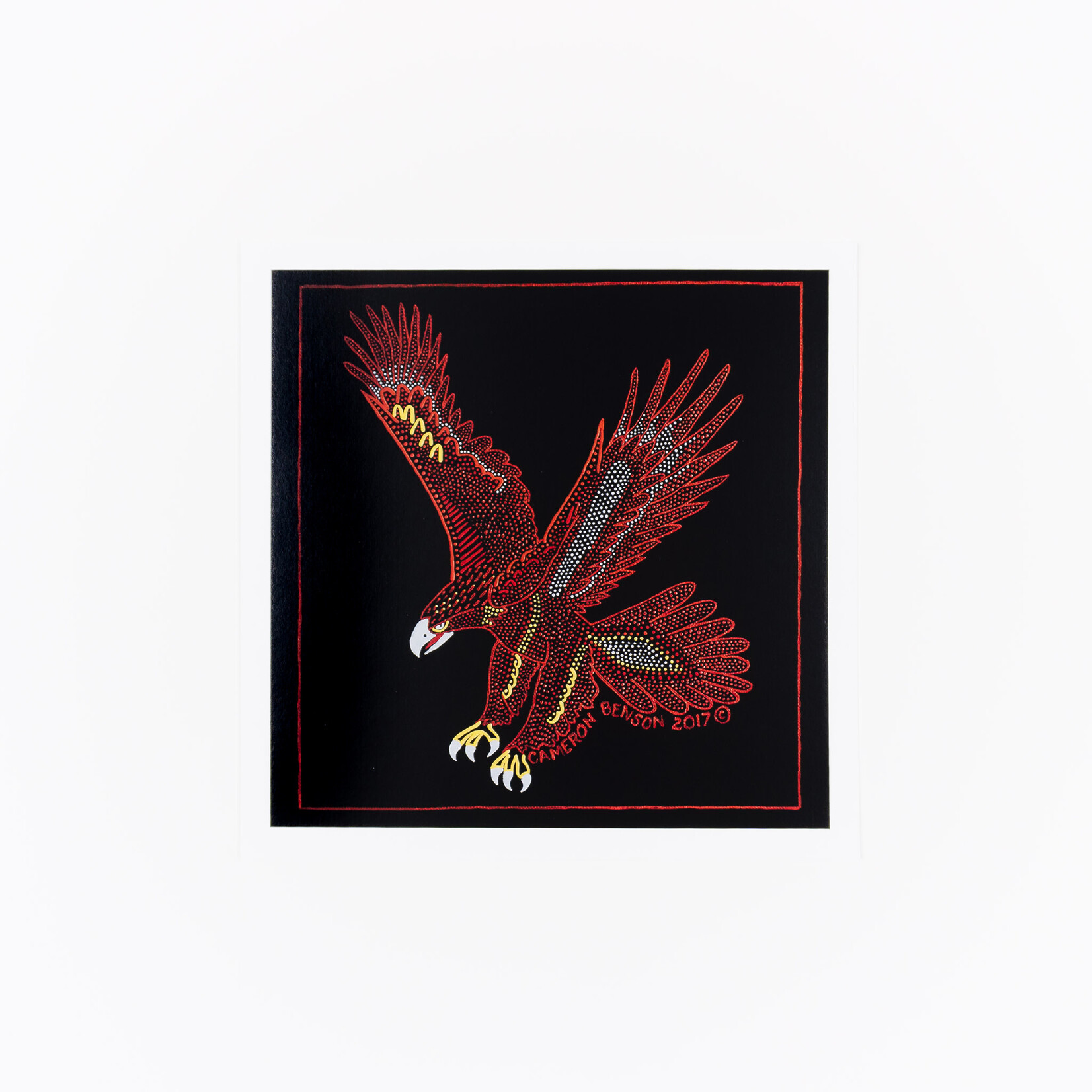 Cameron Benson Eagle Square Art Print