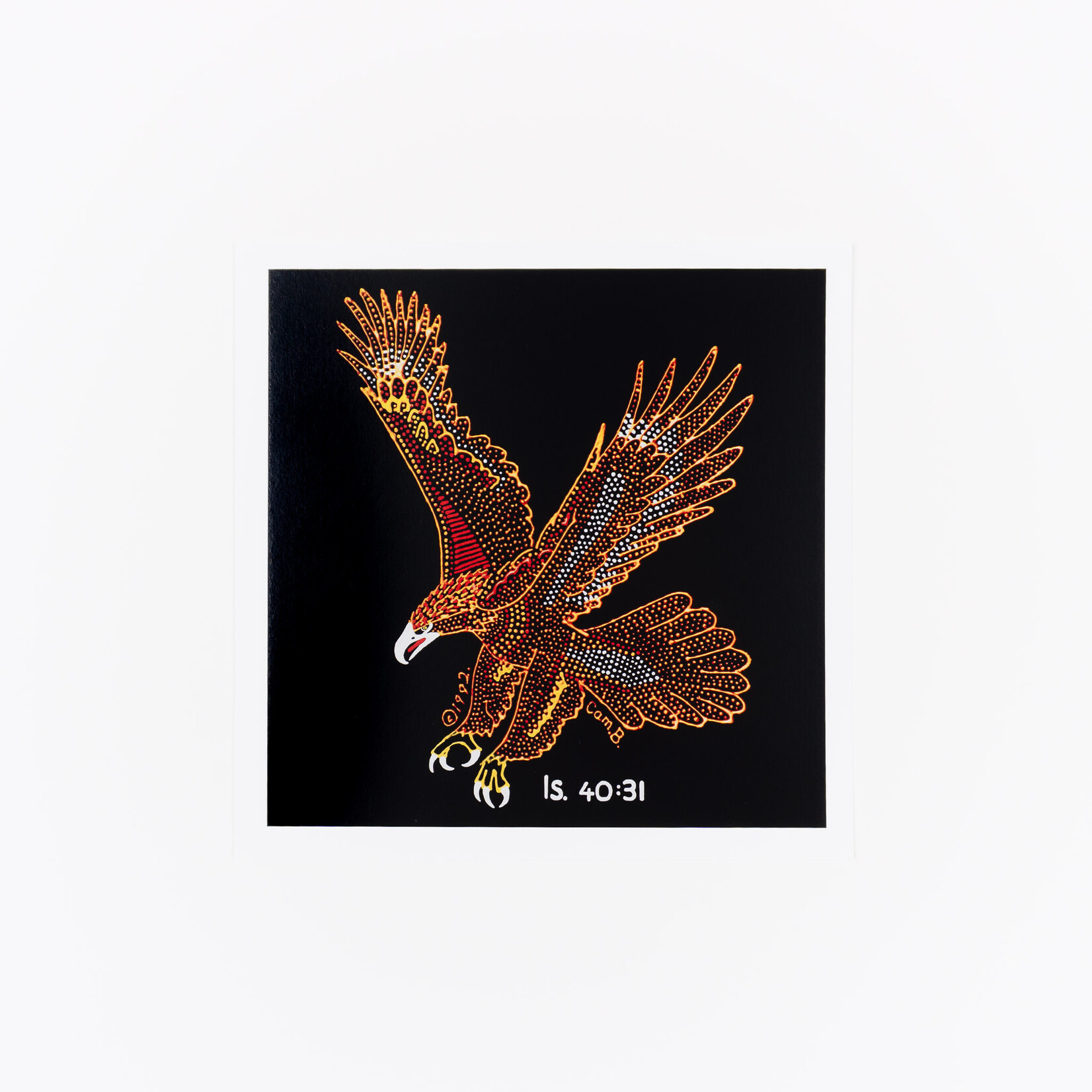 Cameron Benson Eagle Square Art Print