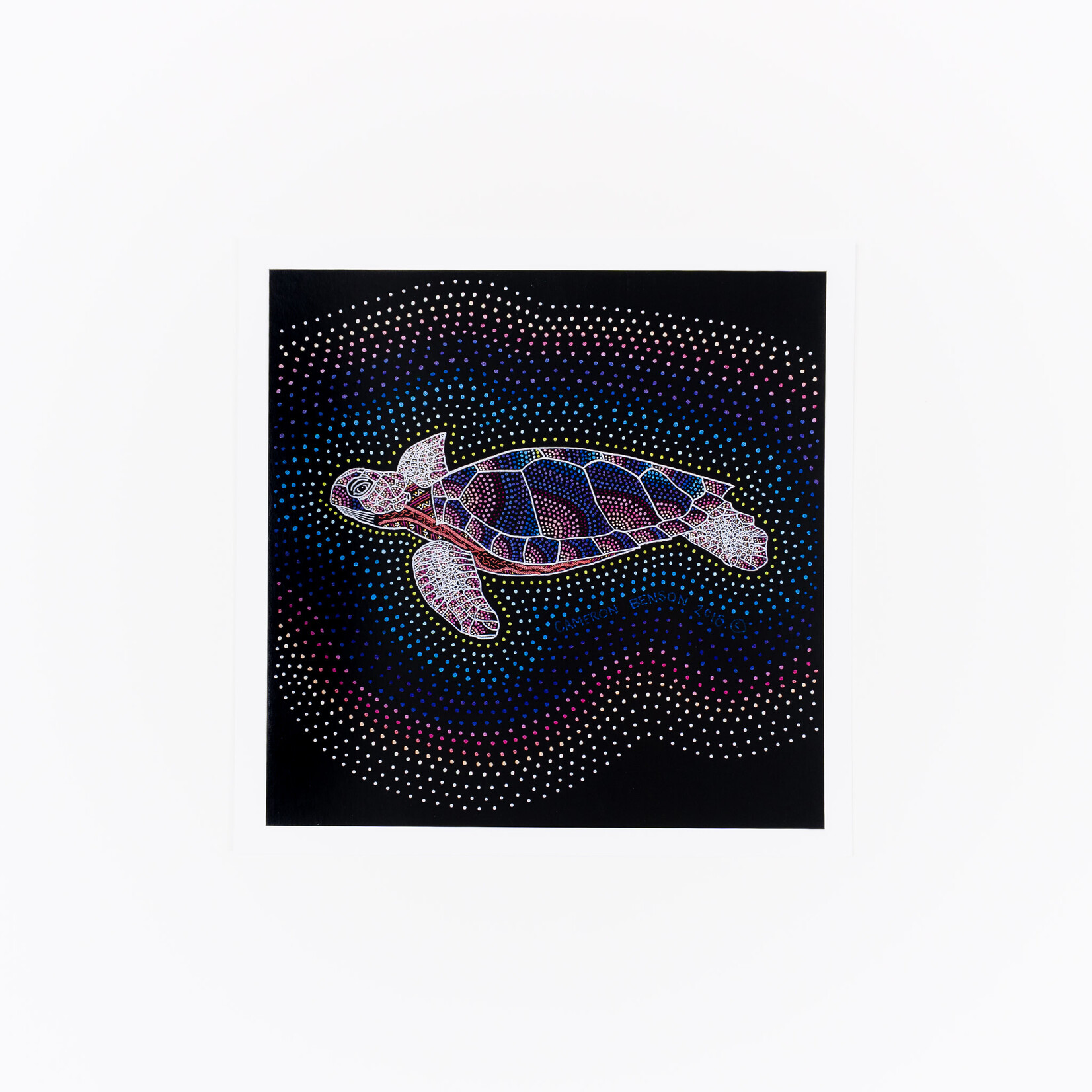 Cameron Benson Cameron Benson — Turtle Square Art Print