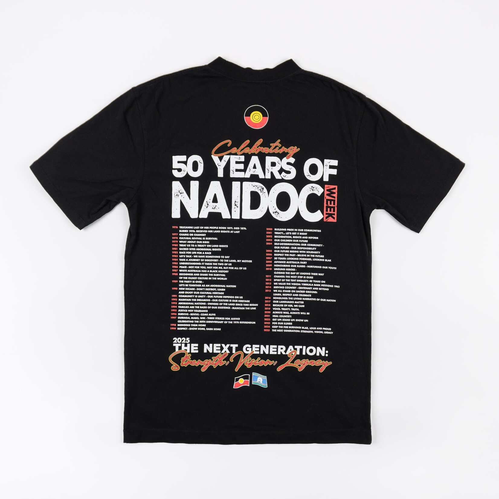 Clothing the Gaps Clothing the Gaps — NAIDOC 'Strength, Vision, Legacy' Tee