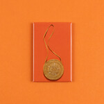 Aunty Connie Hart Orange Woven Basket Magnet