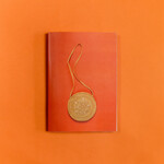 shopKHT Aunty Connie Hart — Orange Woven Basket Notebook