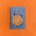 Aunty Connie Hart Blue Woven Basket Notebook