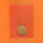 Aunty Connie Hart Orange Woven Basket A2 Art Print