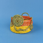 Trina Dalton-Oogjes Trina Dalton-Oogjes — Medium Woven Basket (Green / Orange)