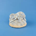 Trina Dalton-Oogjes Medium Woven Basket (Blue)