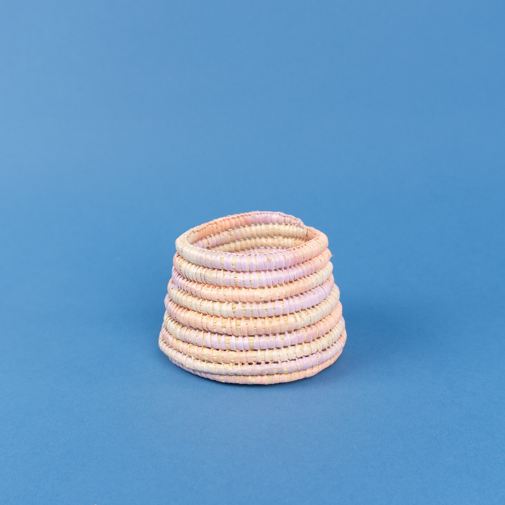 Trina Dalton-Oogjes Small Woven Basket (Pink)