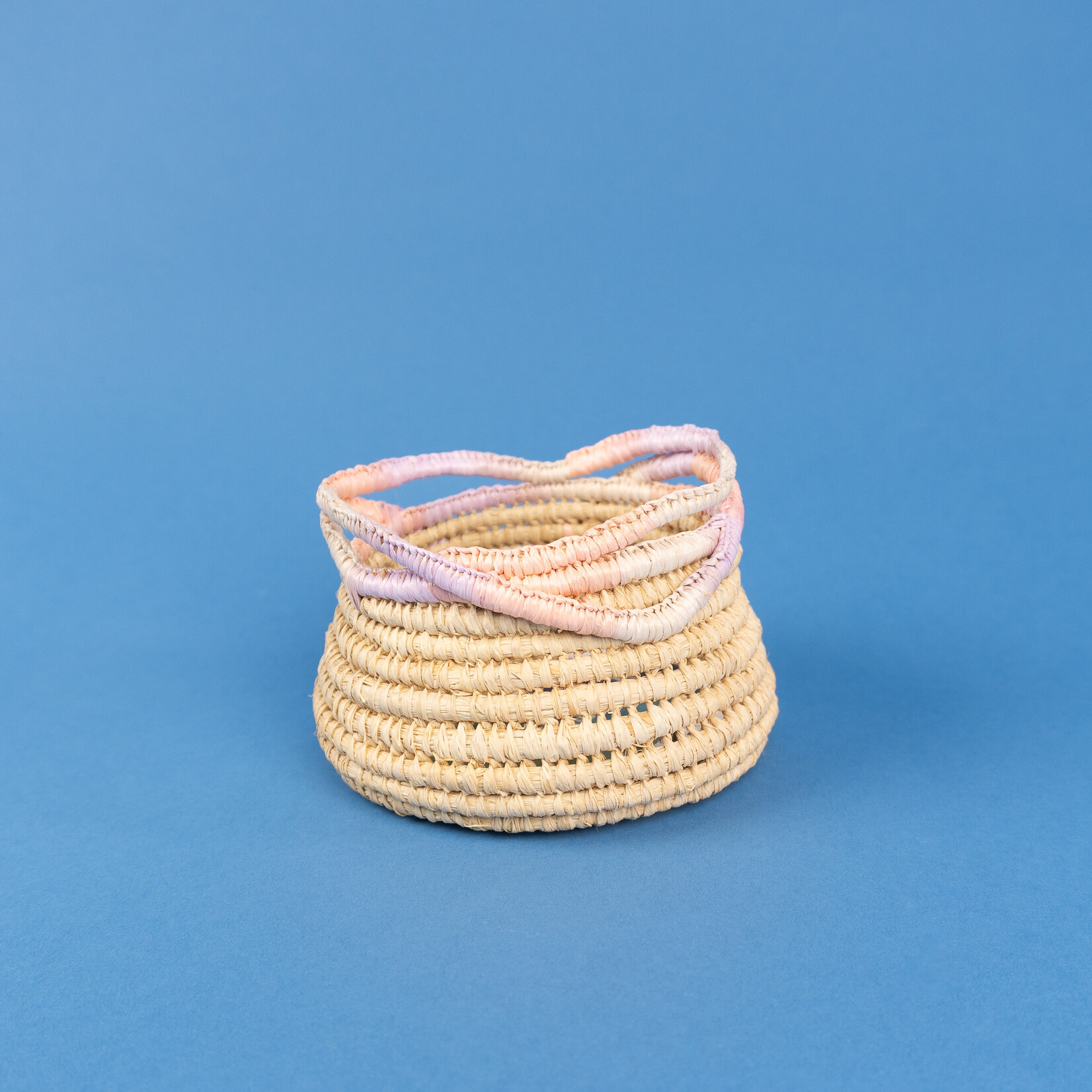 Trina Dalton-Oogjes Small Woven Basket (Pink)