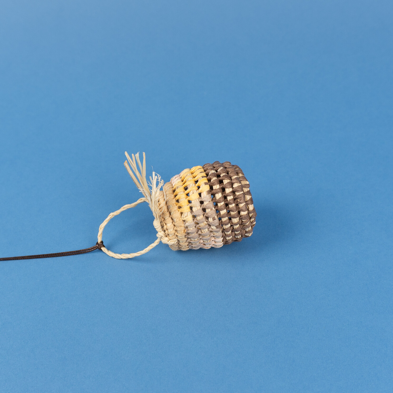 Trina Dalton-Oogjes Trina Dalton-Oogjes — Woven Basket Necklace (Brown)