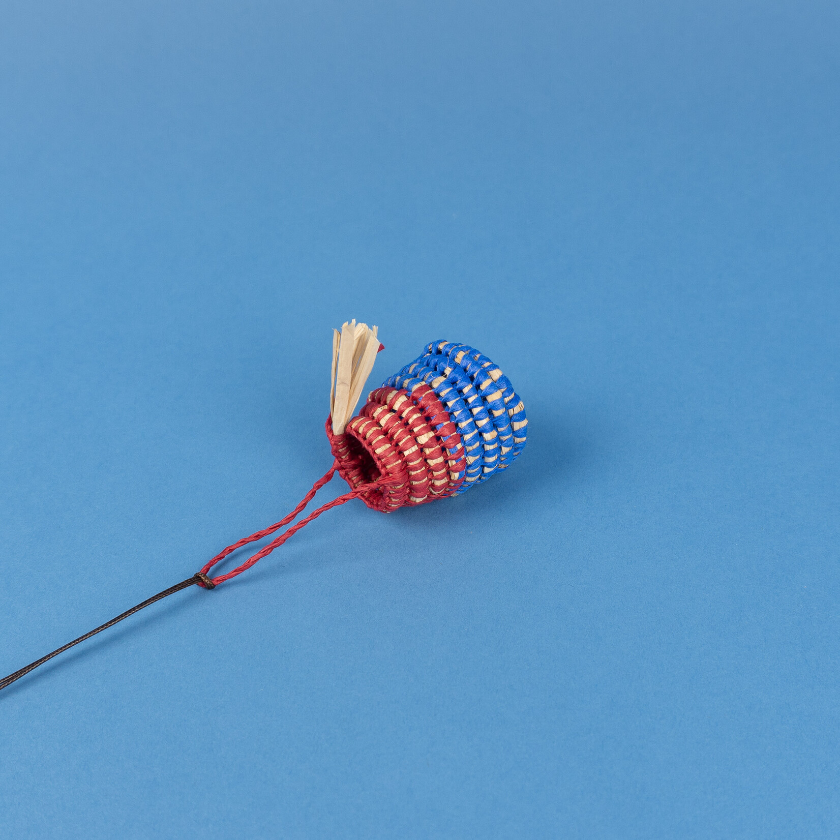 Trina Dalton-Oogjes Trina Dalton-Oogjes — Woven Basket Necklace (Blue)