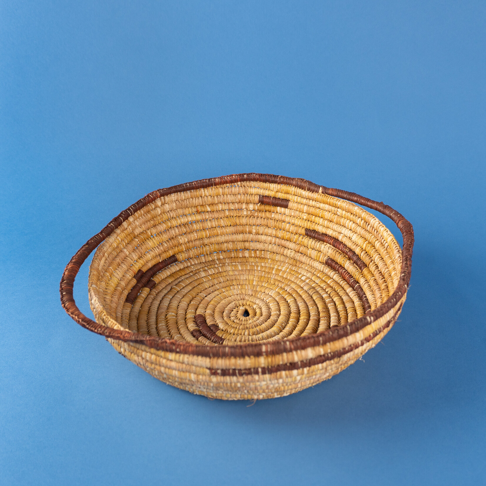 Georgia Boseley Woven Basket (Yellow and Magenta)