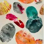 Bronwyn David 'Beach Boulders' Silk Scarf