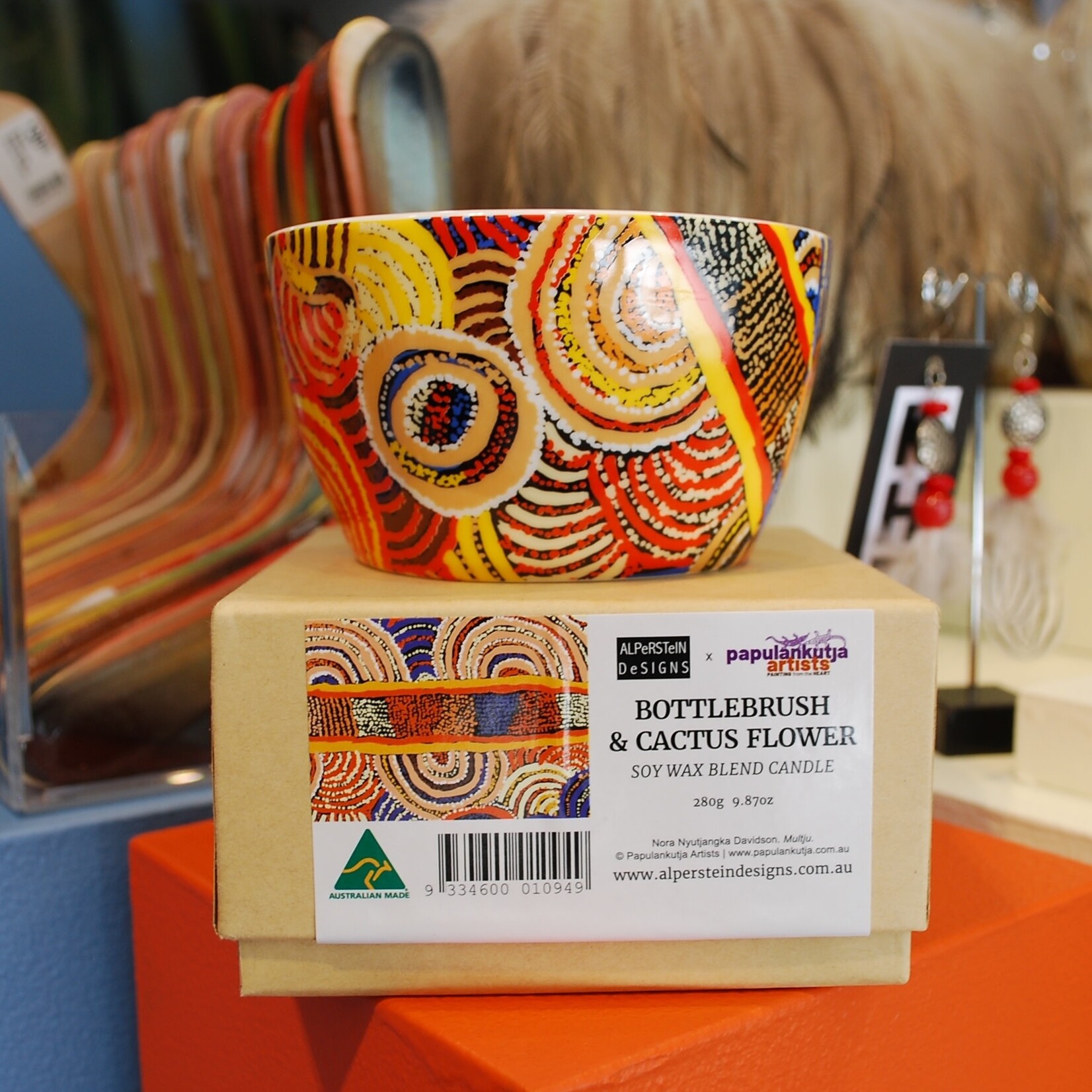 Alperstein Designs Large Candle