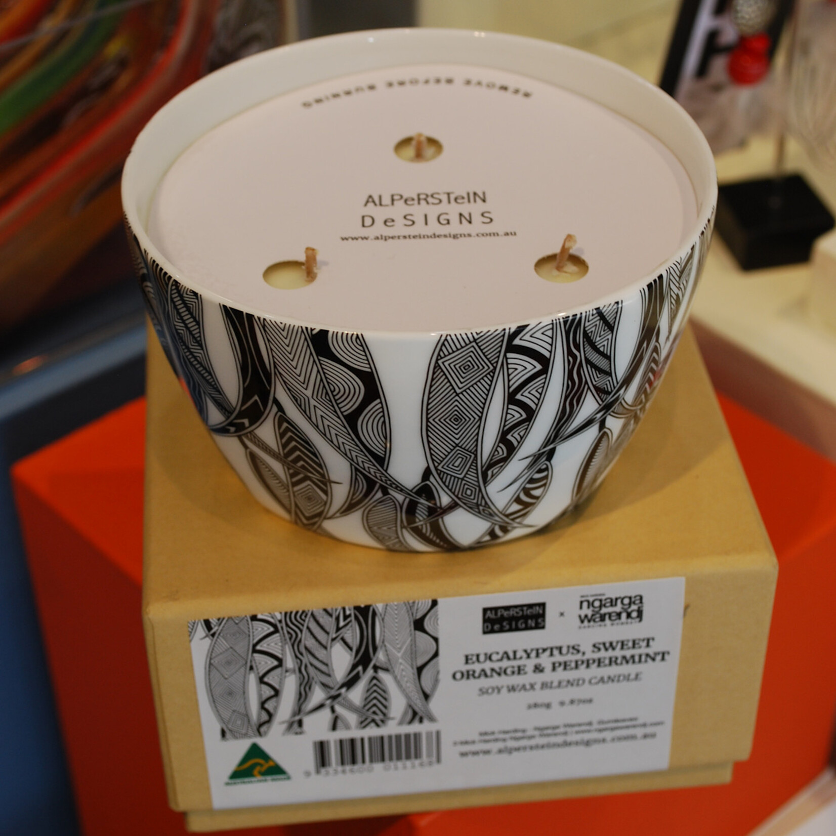 Alperstein Designs Large Candle