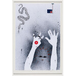 Jamie Lawrence Jamie Lawrence — untitled (self-portrait with flag and serpent)