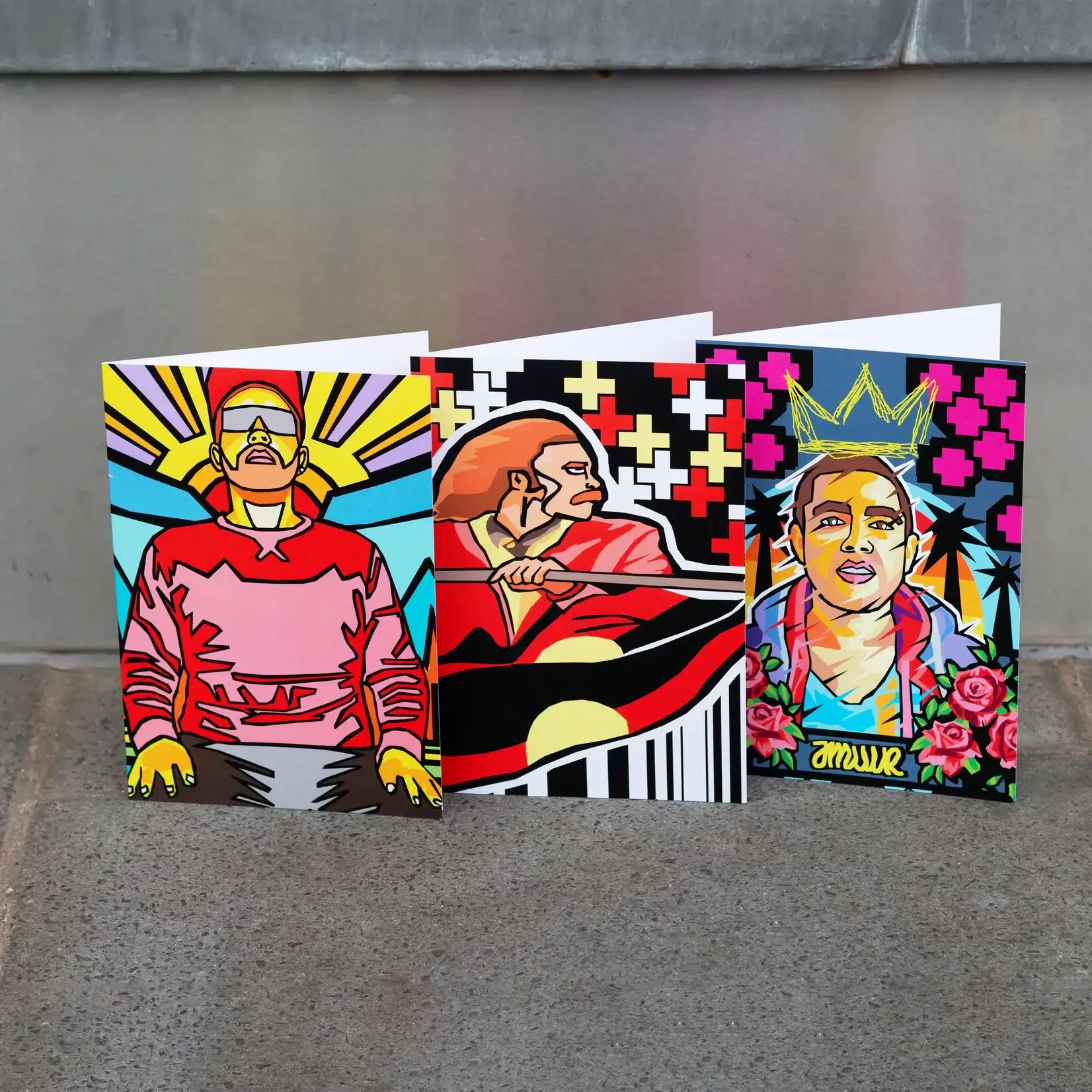 Josh Muir ‘SOS Blak Australia’ Greeting Card