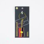 Clothing the Gaps Aboriginal Flag Keyring