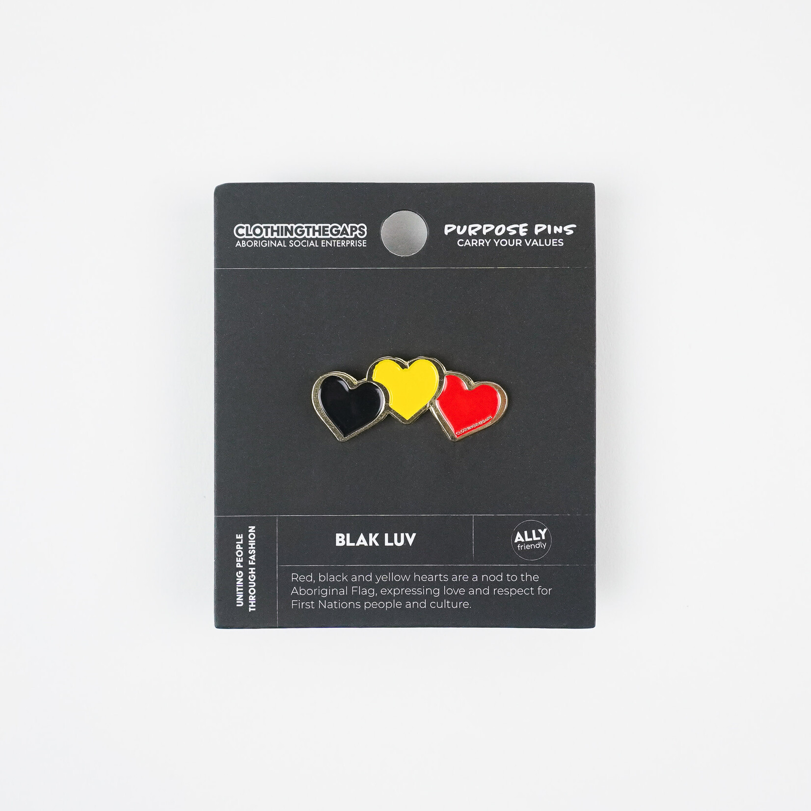 Clothing the Gaps 'Blak Luv' Pin