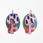 Bronwyn David 'Interchangeable Connections' Earrings (Blue)