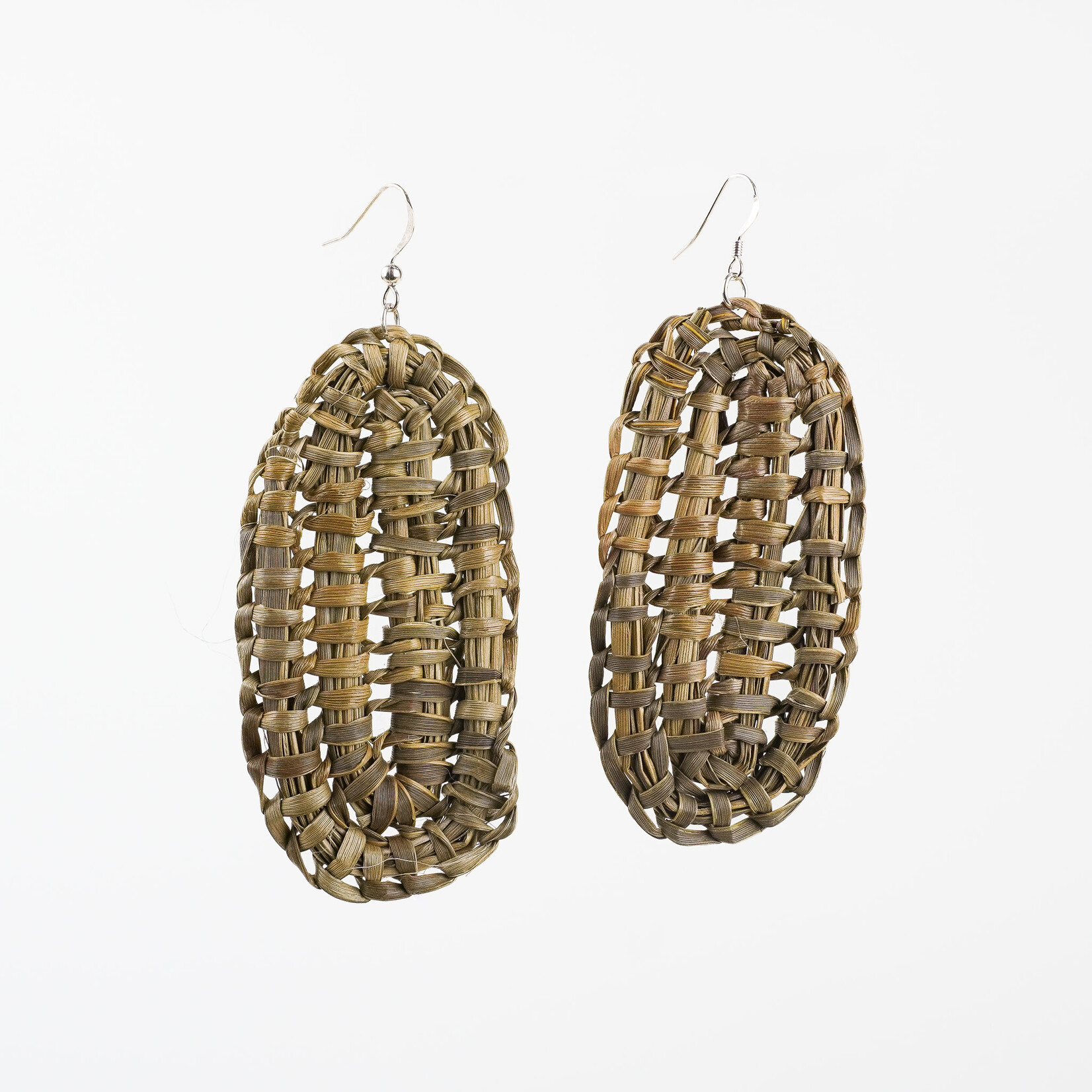 Georgia Boseley Flax Earrings (Coolamon)