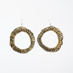Georgia Boseley Flax Earrings (Hoop)