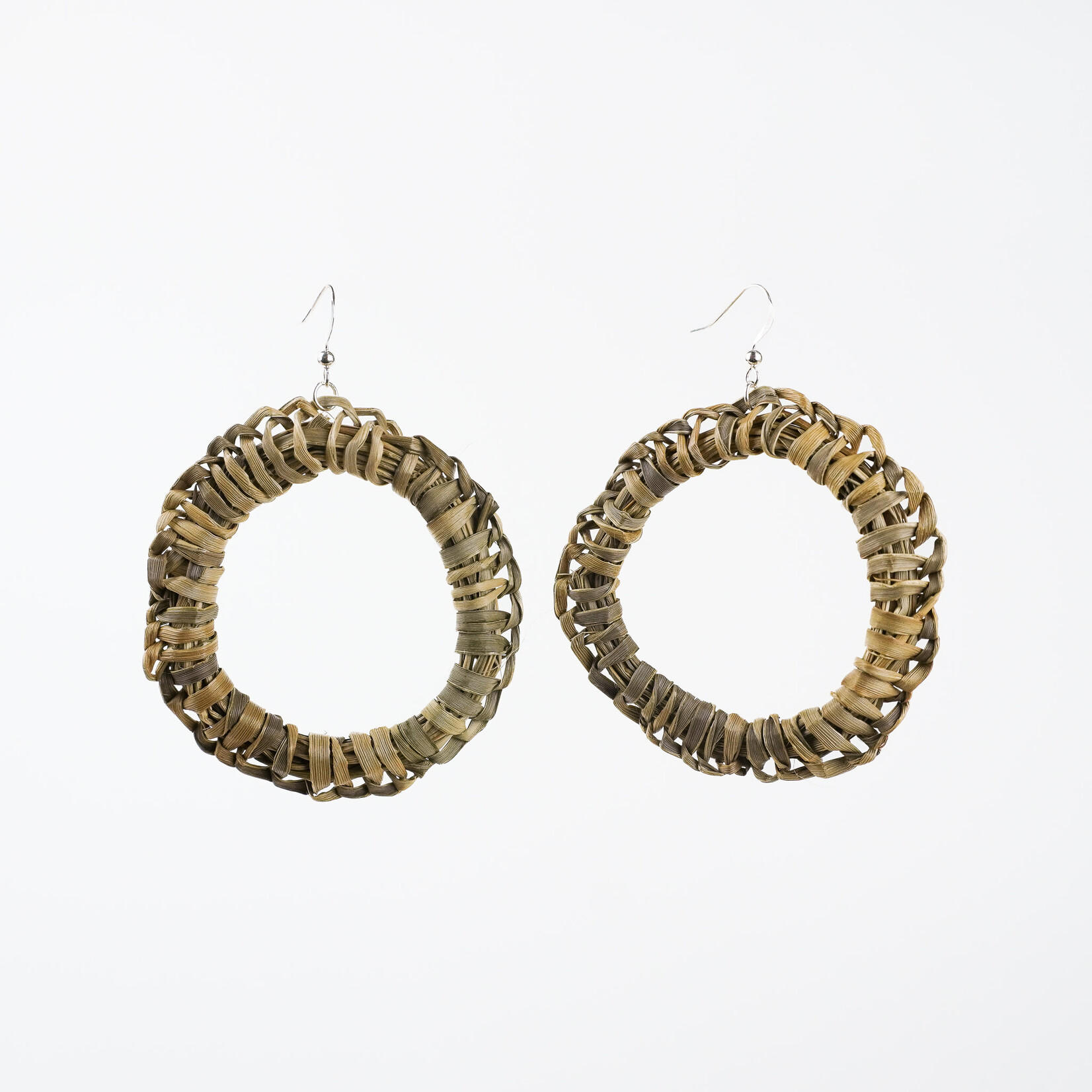 Georgia Boseley Flax Earrings (Hoop)