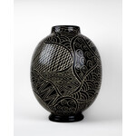 BNYM Ceramic 'Symbol & Lines' Large Lolly Vase