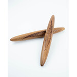 Ngarga Warendj Clapsticks with Gum Leaves